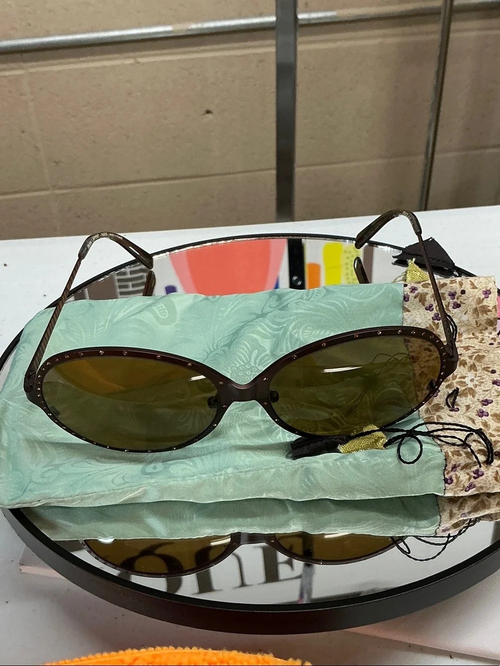 Jean LaFont Sunglasses Brazil 018 Brown with Brown Crystals